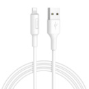 Кабель Hoco X25 Soarer, Lightning-USB, White, длина 1м, BOX