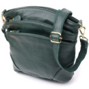 Компактна жіноча сумка з натуральної шкіри sale_15120 7Зелений