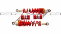 Амортизатори (пара) Delta 340mm, газомасляні (червоні) EVO