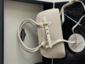 Сумка Miu Miu Aventure Nappa mini замша молочний