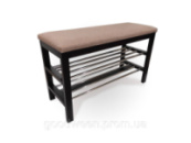 Банкетка с двумя полками Fusion furniture Глория Венге