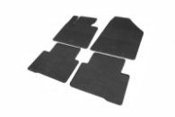 Резиновые коврики (4 шт, Polytep) для Hyundai Santa Fe 3 2012-2018 гг