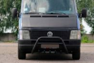 Кенгурятник WT003 Black (нерж) для Volkswagen LT 1995-2006 гг