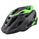 Велосипедний шолом Чорно-Зелений матовий М (54-58 см) «GREYS» GR21123