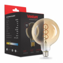 Лампа LED Vestum филамент «винтаж» golden twist G125  Е27 6Вт 220V 2500К