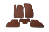 Коврики EVA (коричневые) для Ауди Q7 2015-2024 гг