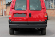 Задняя дуга AK002 Черная (нерж. сталь) для Peugeot Expert 1995-2007 гг