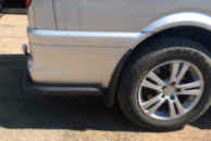 Задние углы AK003 Черный (2 шт, Нержавейка) для Mercedes Viano 2004-2014 гг