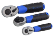 Трещотка реверсивная короткая1/2«L-170мм с резиновой ручкой (72зуб) Forsage F-802419