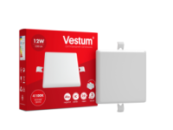 Акцiя! Квадратний світлодіодний врізний світильник «без рамки» Vestum 12W 4100K 1-VS-5603