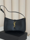 Сумка Yves Saint Laurent Le 5 A 7 гладкий чорний золото