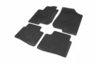 Резиновые коврики (4 шт, Polytep) для Hyundai Elantra 2006-2011 гг