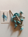 Резинки полировочные AZDENT диск (голубые) стоматологические «мелкие»