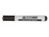 Маркер для дошок Buromax круглий, чорний