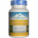 Комплекс для Поддержки Щитовидной Железы, Thyroid Thrive, RidgeCrest Herbals, 60 вегетарианских капсул