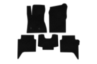 Текстильные коврики Premium (Черный) для Ford Ranger 2022- гг