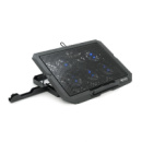 Подставка под ноутбук XSTRIKE XS-55, 10-17«, 5*70mm 2200±10% RPM, корпус пластик+алюминий, 2xUSB 2.0, 356x259x28mm, RGB, Box Q20