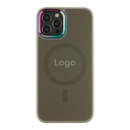 Чохол AG-Glass Chrome Camera with Magsafe для iPhone 12 Pro Max