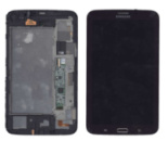 Матрица с тачскрином (модуль) для Samsung Galaxy Tab 3 7.0 SM-T211 коричневый с рамкой