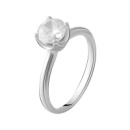 Серебряное кольцо CatalogSilver с фианитами, вес изделия 2,85 гр (2055747) 18.5 размер