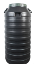 Бочка 100 л пластиковая техническая  черная бидон  широкая горловина емкость для воды
