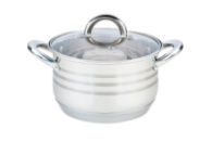 Кастрюля нержавеющая Maestro - 200 мм x 3,9 л 1 шт.