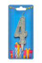 Свічка цифра 4