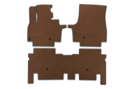 Коврики EVA (2 ряда, Коричневые) для KIA EV9