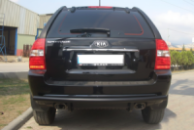 Задняя дуга AK002 Черная (нерж.) для Kia Sportage 2004-2010 гг