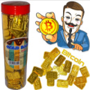 Шоколадних монет Bitcoin, 100шт.