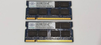 Оперативна пам`ять Nanya 2GB 2Rx8 PC2-6400S-666-13-F1 .800 NT2GT64U8HD0BN-AD DDR2 2GB для ноутбука