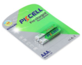 Аккумулятор PKCELL 1.2V AAA 600mAh NiMH Already Charged, 2 штуки в блистере цена за блистер, Q12