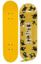 Скейтборд деревянный желтый «LUKAI»