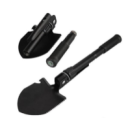 Складна туристична лопата кірка похідна з пилкою та компасом 40 см 5в1 в чохлі