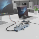 USB C Hub 7 в 1 – Алюмінієвий USB-розширювач