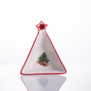 Пиала новогодняя из фарфора в форме елки на рождество15×12×4 (см) HP-SDHK-15