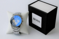Мужские наручные часы Hugo Boss серебристые