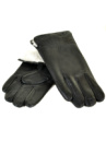 PODIUM Перчатка Мужская кожа M23-18 мод2 black кролик Распродажа