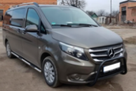 Кенгурятник WT006 Black (нерж.) для Mercedes Vito/V-class W447 2014- гг