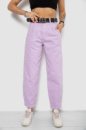 Джинси жіночі балони, колір бузковий, 182R00272