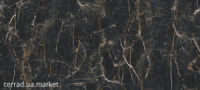 Плитка Cerrad Marquina Gold Polished 120*280 - чорний мармур глянець для стін