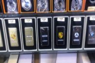 Запальничка USB LIGHTER S-387 електроімпульсна з емблемою