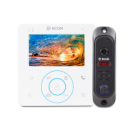 Комплект видеодомофона BCOM BD-480 White Kit (4 дюйма домофон без памяти +1000ТВл вызывная панель )