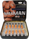 Таблетки для потенции MaxMan ultra long,средство для потенции Максмен