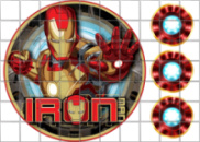 Цукрові картинки Залізна людина, IRON MAN (2 варіанти)