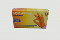 Перчатки нитриловые «Style Orange» (Оранжевый), 100шт. XS