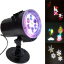 Проектор светодиодный на дом Сhange card garden projector и 12 слайдов уличный LED прожектор новогодний