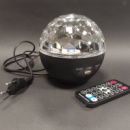 Светодиодный диско-шар (дискошар) Led magic ball light c Bluetooth и пультом Чёрный