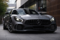 Передняя решетка радиатора GT Panamericana Black (2018-2026) для Mercedes AMG GT C190/R190