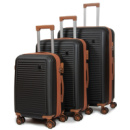 PODIUM Дорожная Чемодан 31 ABS-пластик FASHION A12 black